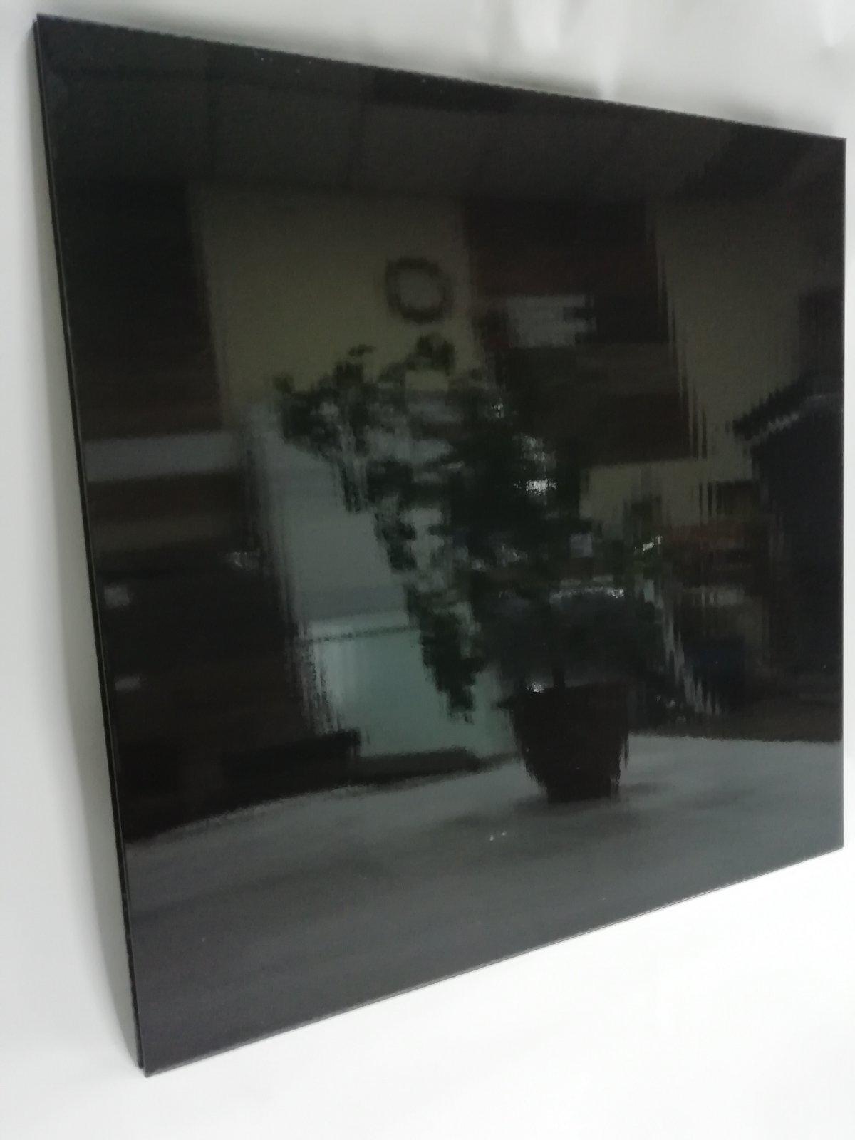 Плита підвісної стелі BRILLIANT 595х595 мм пластик, чорна глянева